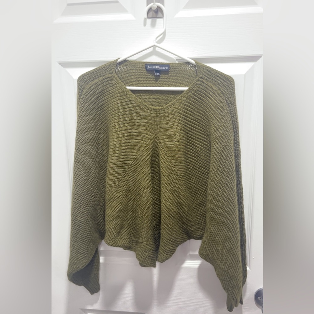 Knit oversized sweater